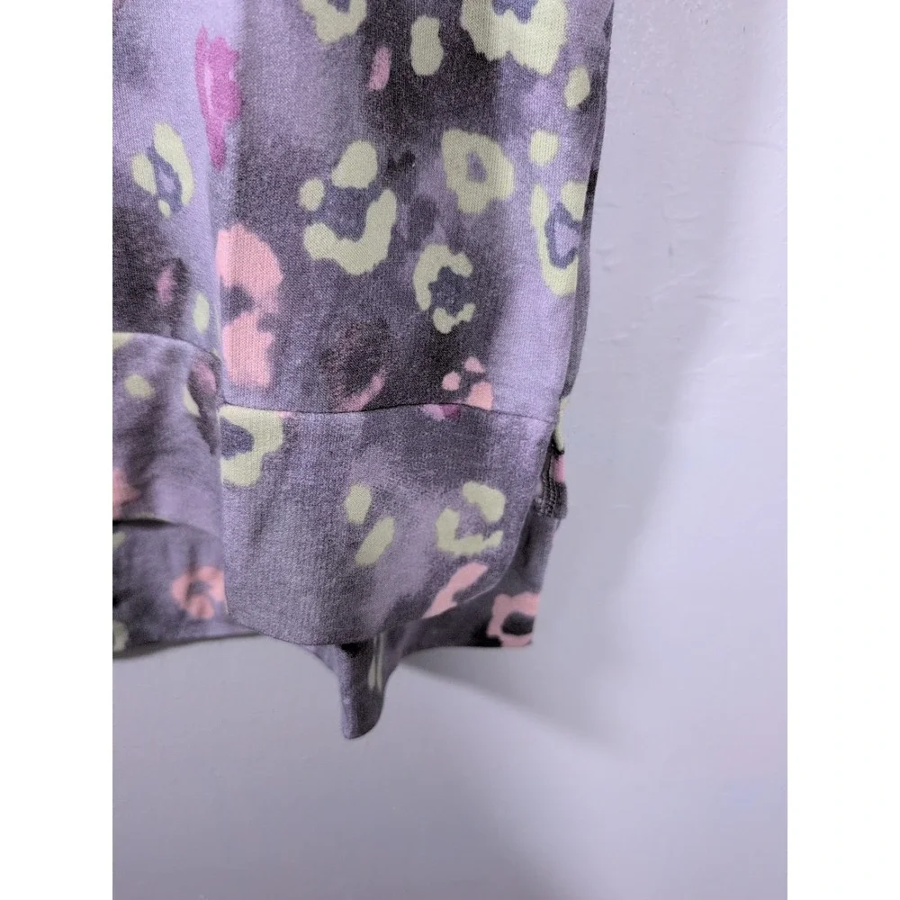 ODDY Gray Multicolor Pajama‎ Set Small NWOT